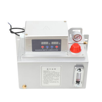 Automatic Electric Lubrication Pump CNC Digital Oil Pump Machine Tool 8L 110V US