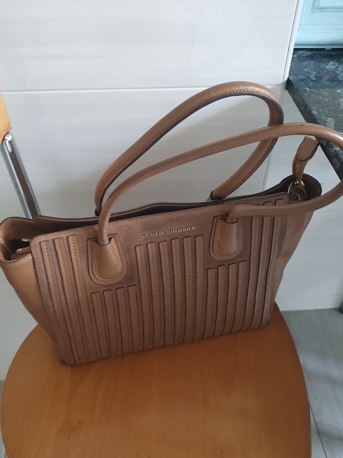 Javier Simorra bolso grande shopper piel chic Fashionista | eBay