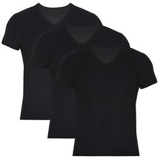 Men s Bamboo V-Neck Undershirts 3-Pack