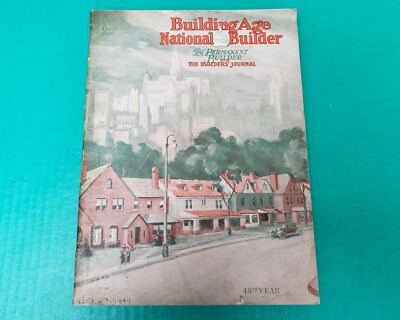 Building Age National Floor Plans Architecture Construction Magazine April 1926