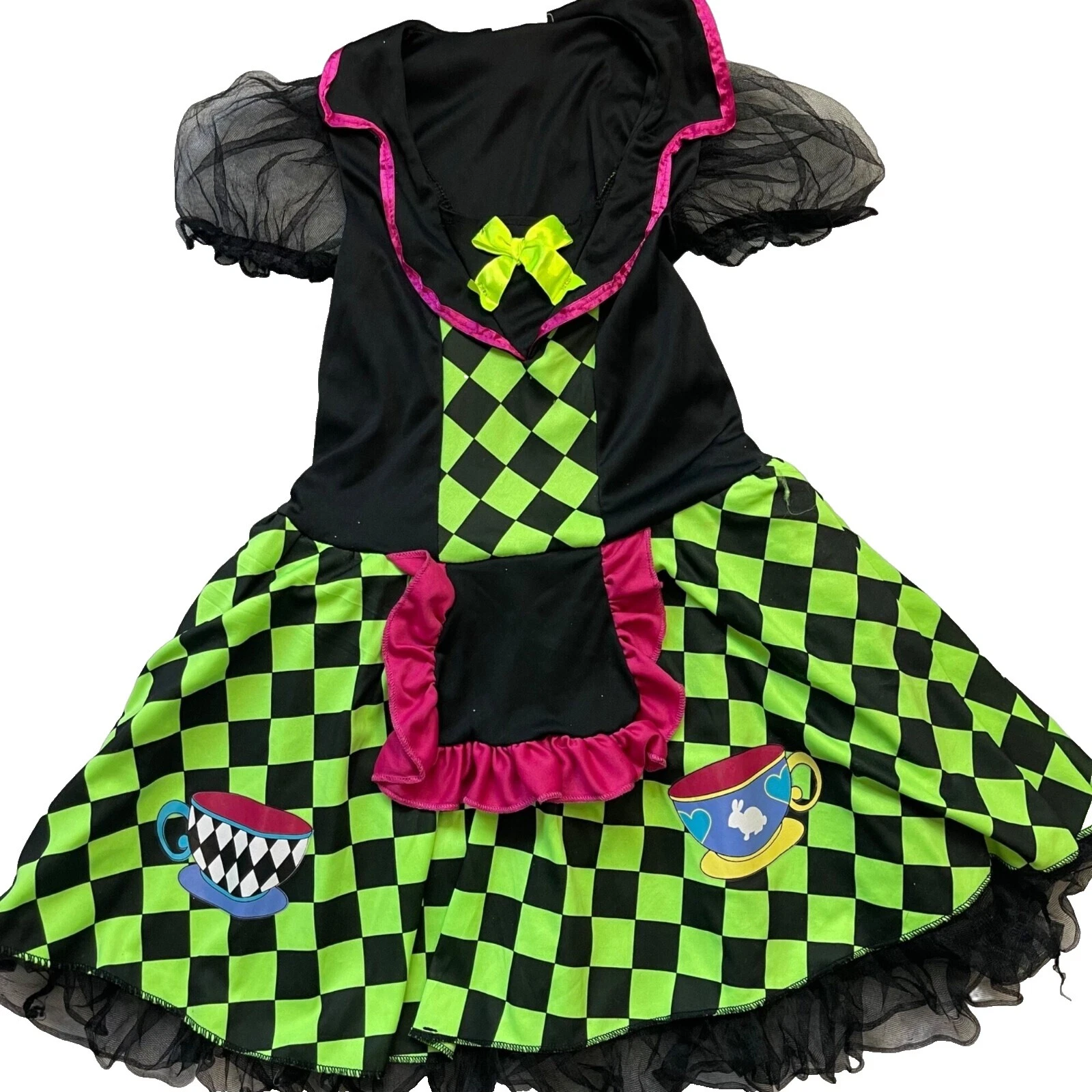 Trajes de vestir negro Sombrerero Loco