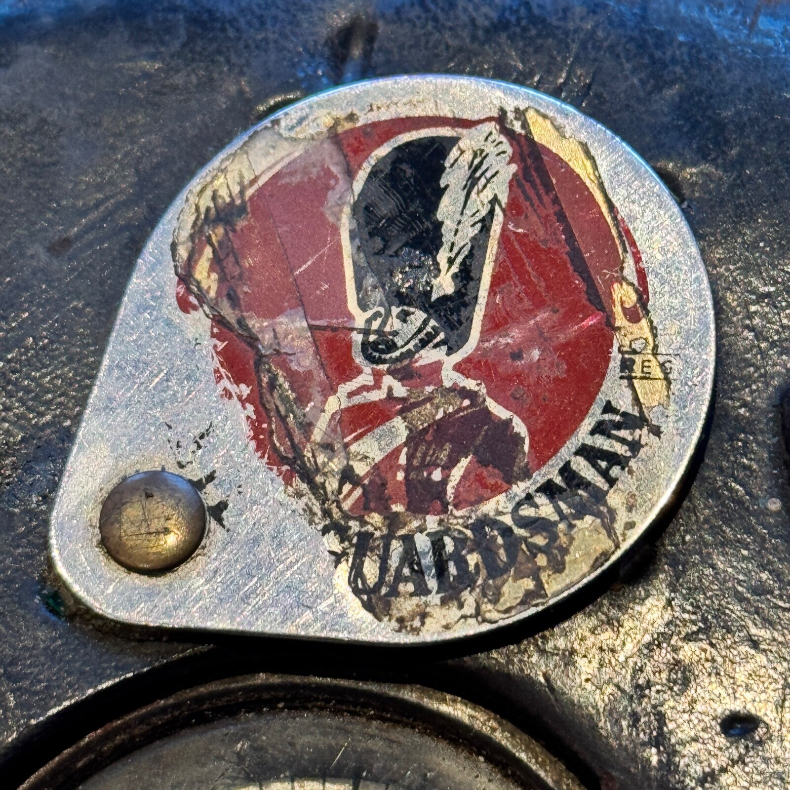 Detex Guardsman Clock with Leather Case and Key