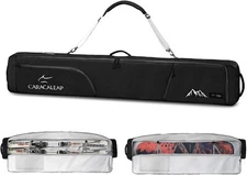 Caracaleap Ski Snowboard Bag Fully Padded - 195cm Black