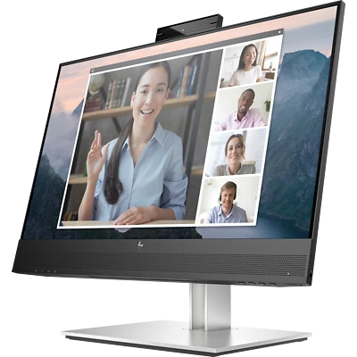 HP E24mv G4 23.8" Full HD IPS Conferencing Monitor 60Hz with Webcam Speakers Mic - Image 2 of 4