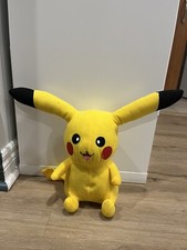 10' Pikachu Pokemon vintage Plush with zipper