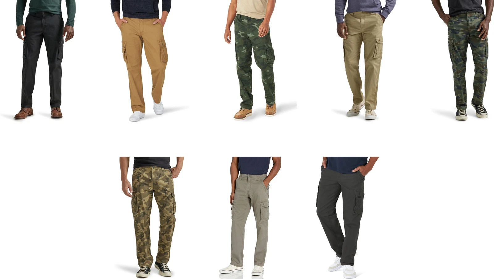 Lee Men's Wyoming Relaxed Fit Twill Cargo Pants