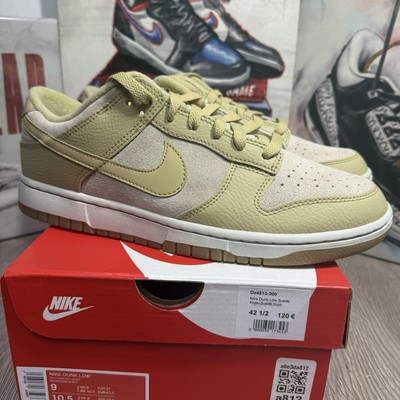 New Nike Dunk Low Khaki Gum Mens 9 Dz4513-200