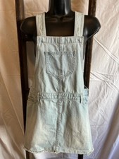 Girls The Childrens Place Denim overall dress Sz 12 EUC like new 