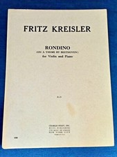 FRITZ KREISLER RONDINO on a theme by Beethoven for Violin and Piano