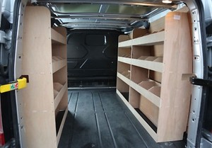 transit custom crew cab racking