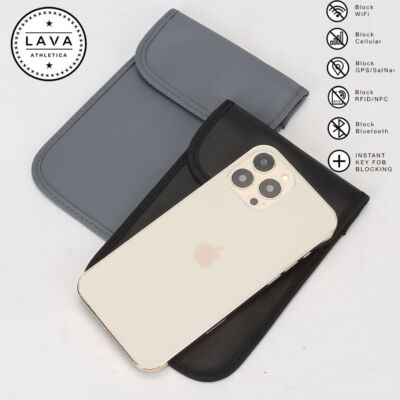 Faraday Bag RFID Signal Blocking Shielding Pouch Cell Phone Wallet Blocker LAVA