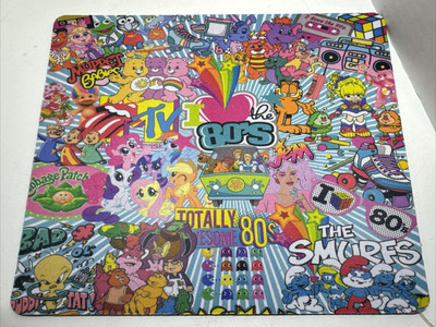 Cool Novelty I Love The 80s Cartoons TV Shows Mouse Pad