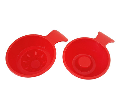 Tupperware Molds Set x 2 Fun Jelly Rice Jello Server Dessert Kids Fun Red
