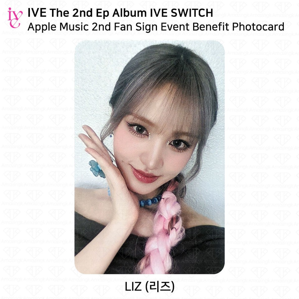 Fan Sign I've IVE The 2nd EP Album IVE SWITCH Apple Music 2nd Fan Sign Event Benefit ...