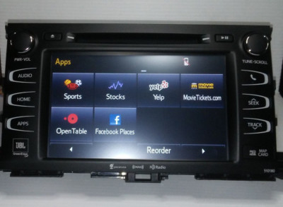 14 15 16 17 18 19 TOYOTA Highlander JBL GPS NAVIGATION RADIO Touch