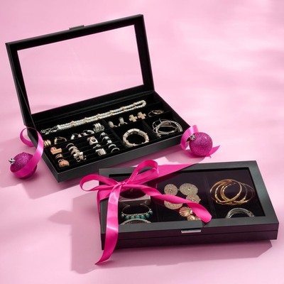 Prestige Set of 2 Large Stackable Jewelry Boxes