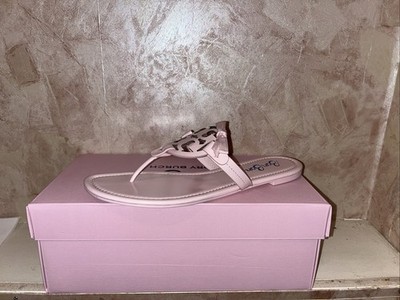 NIB Tory Burch x BonBon Women's Miller Bow Sandals Pink 9.5 M, 10