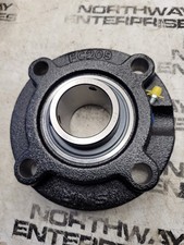 New SNR Bearing UCFC-209-28 RAL 9005 1 3/4" Round Flanged Mounted Bearings