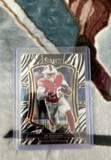 2025 Panini Select - Premier Level Ty Johnson #186 Zebra Prizm