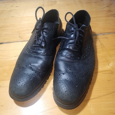 Cole Haan Zerogrand Wingtip Oxford Mens 12 Black Patent Leather Brogue Shoes Cole Haan Men main image 4