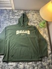 Dallas Stars MENS Size 2XL Fleece Pullover Hoodie Green WORN — photo 2