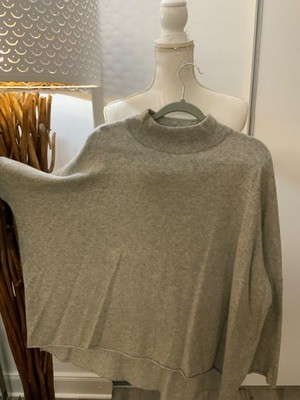 TIF TIFFY Dänemark Pullover A-Linie Gr. L/XL mit Kaschmir+Merino ungetr.  (84)