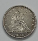 1849-O Seated Liberty Half Dollar, Low Mintage Better Date
