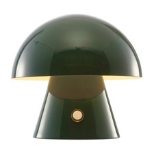 JONATHAN Y 7" Forest Green Rechargeable Cordless Mushroom Table Lamp, Portabl...
