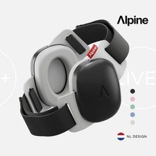 Alpine Muffy Baby Comfort Earmuffs, Dusk Black Ear Protection Noise Reduction