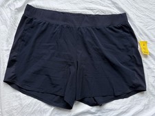 Tek Gear DryTek Womens NAVY Athletic Shorts Size 2X Lightweight Performance A71