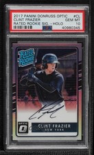 2017 Panini Donruss Optic Holo Prizm 54/125 Clint Frazier PSA 10 GEM MT Auto 1f1