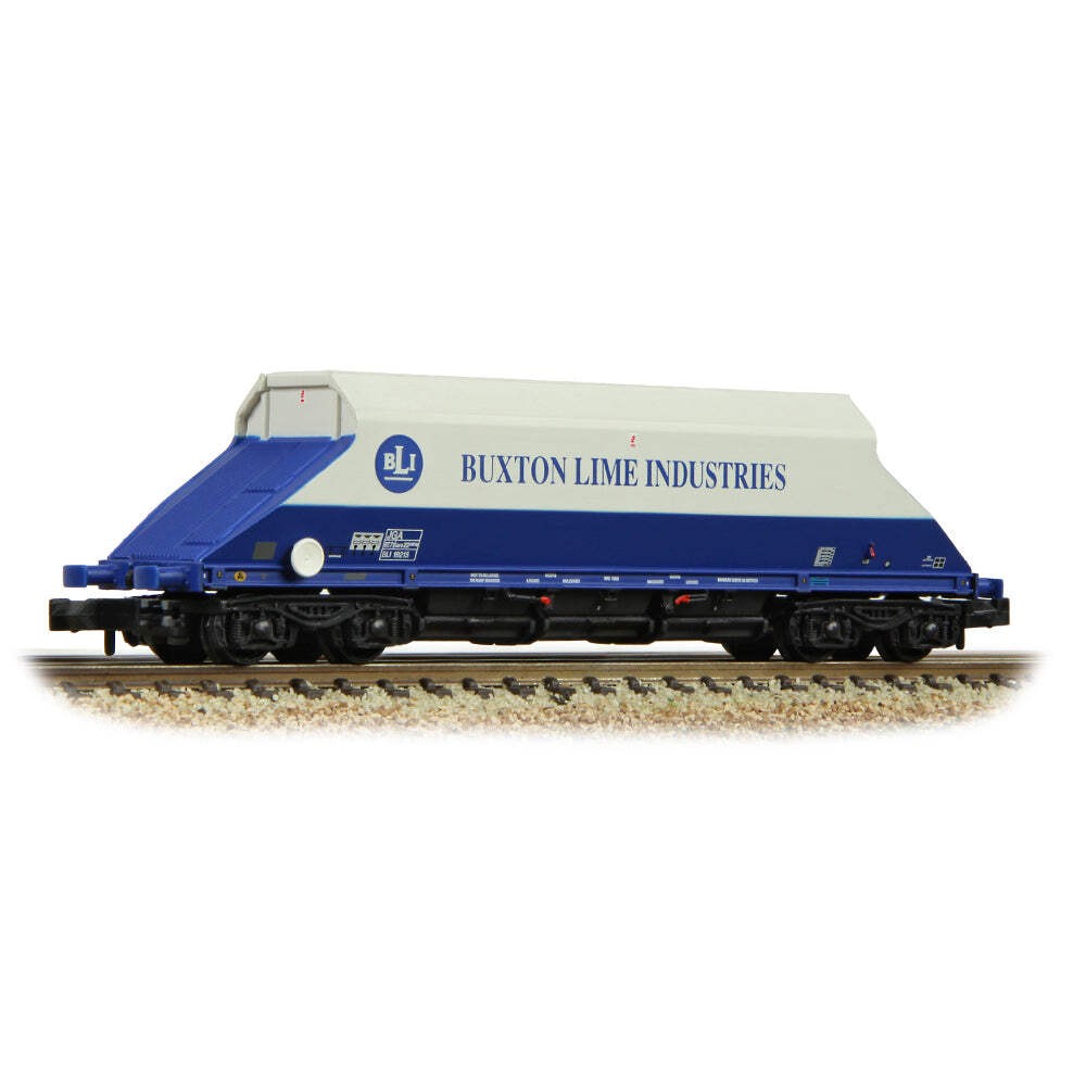 Graham Farish 377-101D N Gauge JGA Bogie Hopper 'Buxton Lime Industries' White &