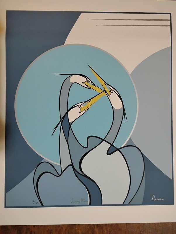 Rick Beaver "Spring Moon" signed & numbered Proof 12/125
