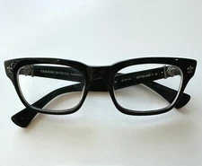 Chrome Hearts GITTIN ANY?-A Black Frame Glasses 52-19-145 Auth w/ Case