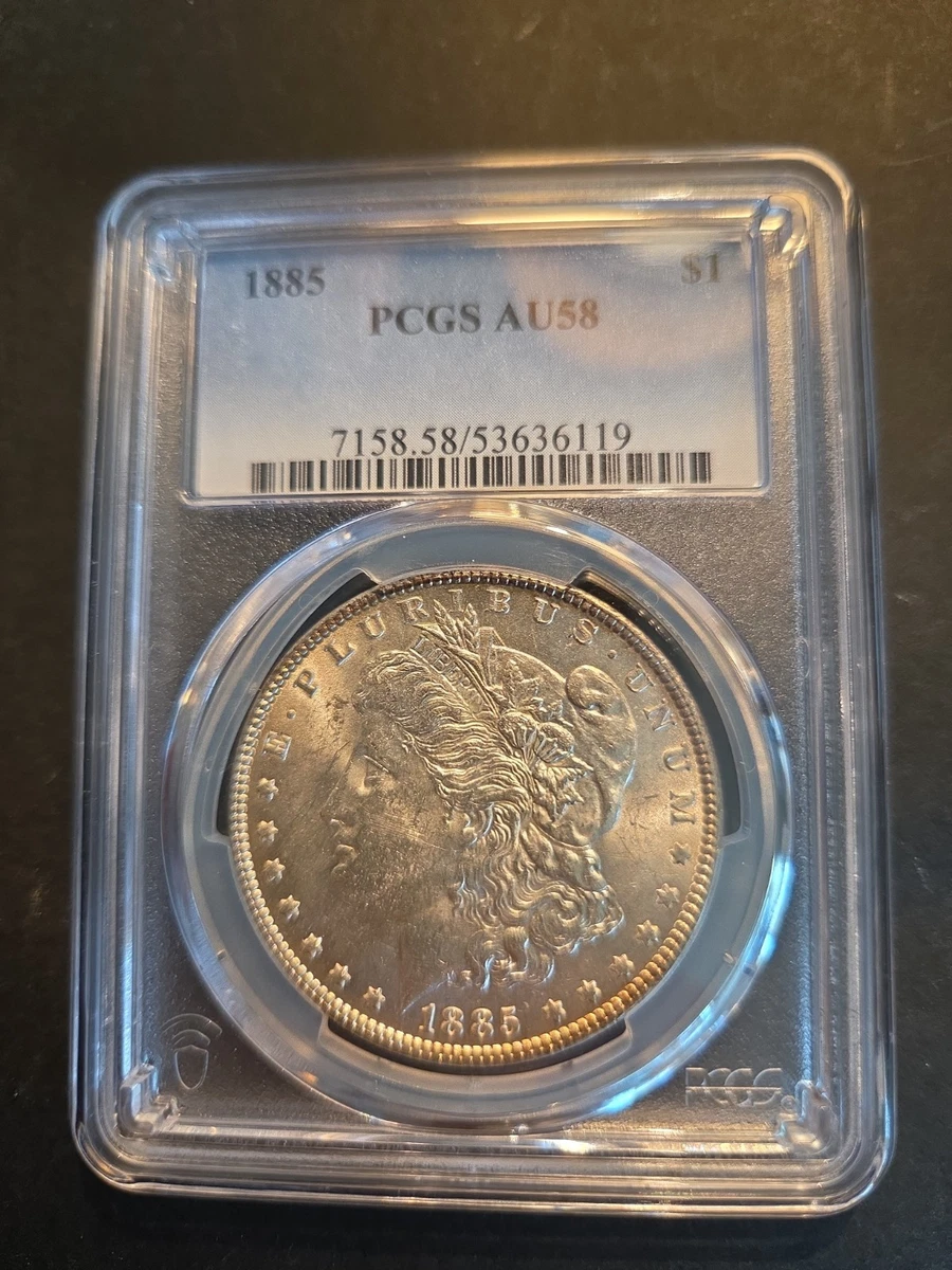 AU 58 Graded 1885 Year Morgan US Dollars (1878-1921) | Updated Oct