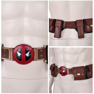 Deadpool & Wolverine Wade Wilson Cosplay Belt Waistband Costume Accessories Mens