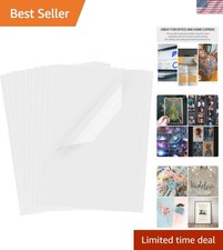 30 Sheets Transparency Film Paper, 8.5x11 Inches Transparent Film for Ink Jet...