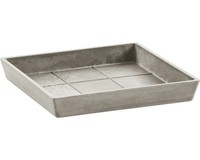 Blumentopf Untersetzer Ecopots Rotterdam Kunststoff 29,6 X 29,6 X 3 Cm Taupe