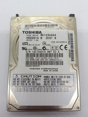 TOSHIBA *MK1234GAX* 120 GB * IDE HDD Notebook Festplatte 2,5 Zoll#NFP2084