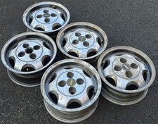 13"OEM ITALY PIRELLI "SPRINT" RETRO / VINTAGE RARE TO FIND 4X108 RIMS SET+SPARE!