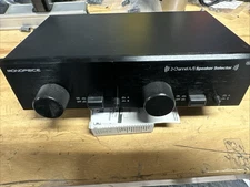 MONOPRICE MSV-2 DUAL SOURCE 2-CHANNEL A/B SPEAKER SELECTOR