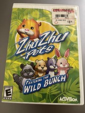 Zhu Zhu Pets: Featuring the Wild Bunch (Nintendo Wii, 2010) CIB
