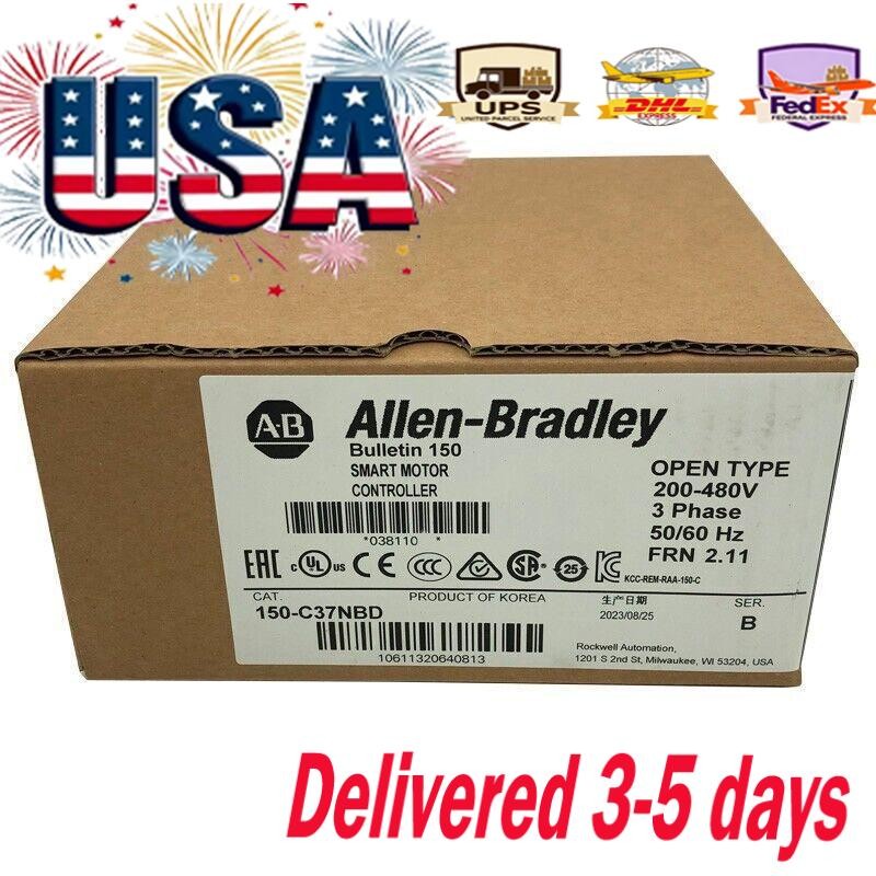 AB 150-C37NBD Soft Starters SMC-3 37A Smart Motor Controller New US Free Tax