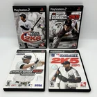 MLB 2K PS2 LOT OF 4: World Series Baseball 2K3, MLB 2K5, MLB 2K6, MLB 2K9  (CIB)