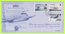 Guernsey 1989 50th Anniv Affiliation RAF JS(AC)40 Flown Cover