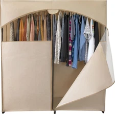 HOLDN’ STORAGE Portable Wardrobe Closet - 65 Lb Large Capacity, Internal Heavy D