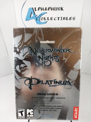 Neverwinter Nights Platinum + Original (PC CDROM) Missing Install Disc UNTESTED