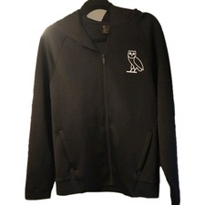 OVO (October's Very Own) Owl Logo. Hoodie. Black. Size Medium. K