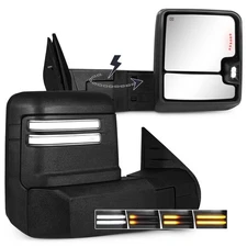 Power Folding Tow Mirror Dynamic Signal For 2007-2013 Chevy Silverado GMC Sierra