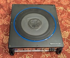 Rockville RW10CA 10" 800 Watt Slim Low Profile Active Powered Car Subwoofer     